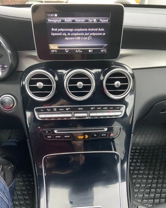 Mercedes-Benz GLC cena 189000 przebieg: 52000, rok produkcji 2018 z Bystrzyca Kłodzka małe 121